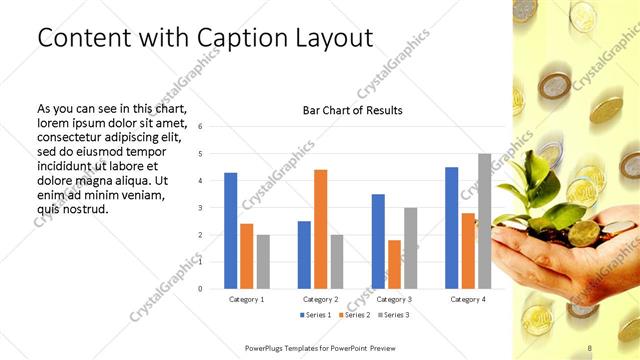 Content with Caption presentation slide layout