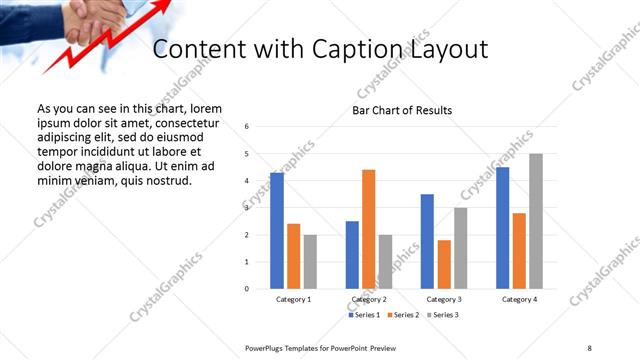 Content with Caption presentation slide layout
