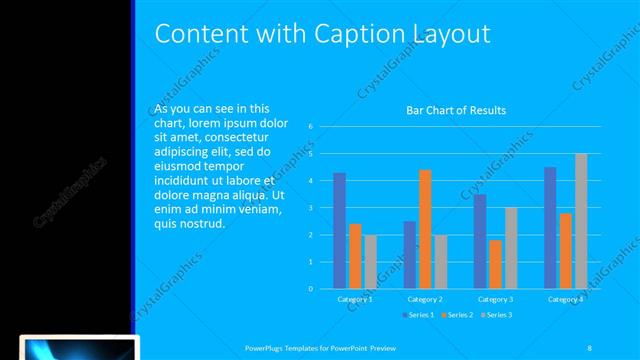 Content with Caption presentation slide layout