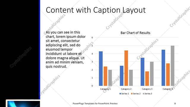Content with Caption presentation slide layout