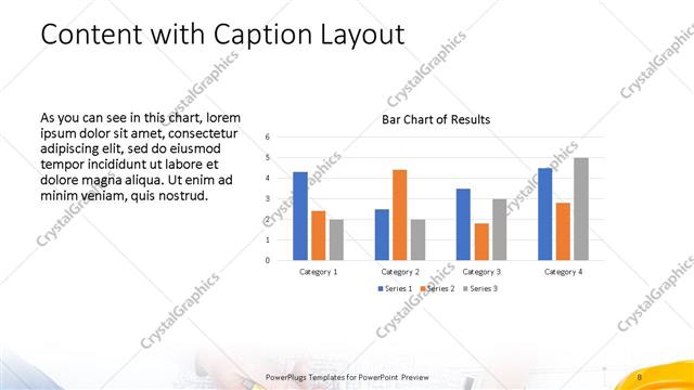 Content with Caption presentation slide layout