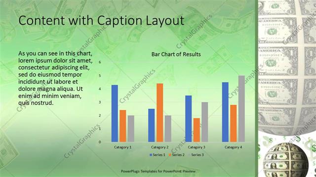 Content with Caption presentation slide layout