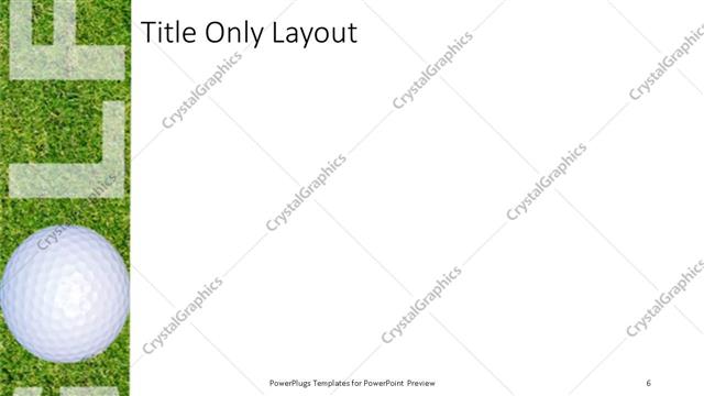 Title Only presentation slide layout