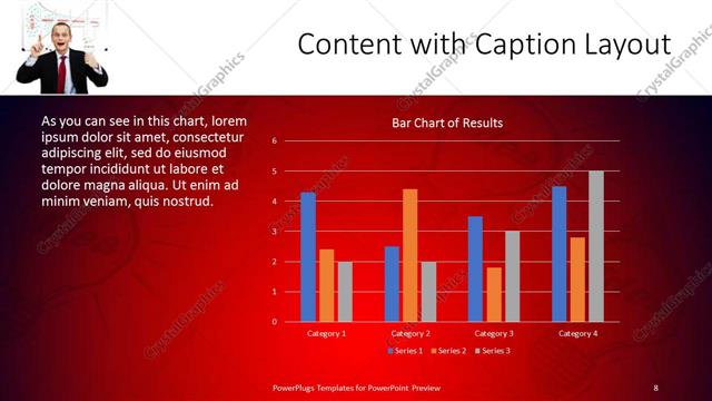 Content with Caption presentation slide layout