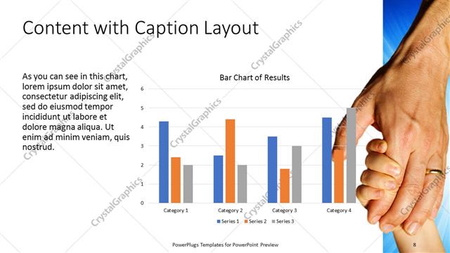 Content with Caption presentation slide layout