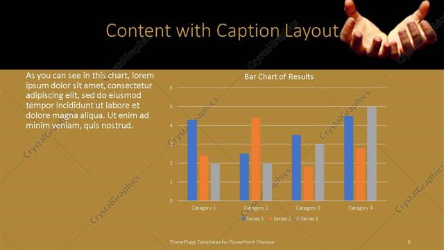 Content with Caption presentation slide layout