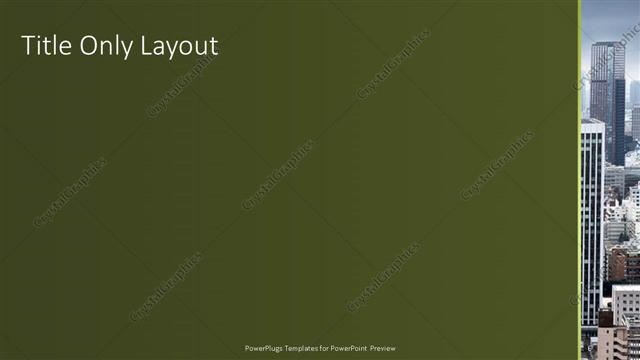 Title Only presentation slide layout