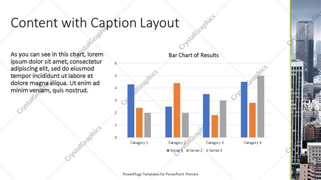 Content with Caption presentation slide layout