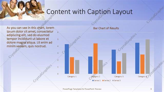 Content with Caption presentation slide layout