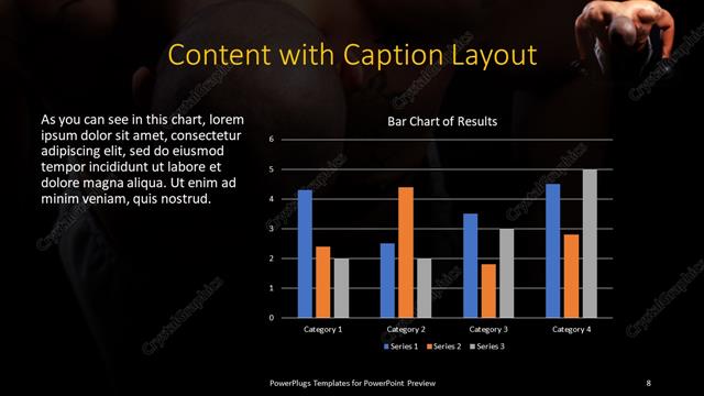 Content with Caption presentation slide layout