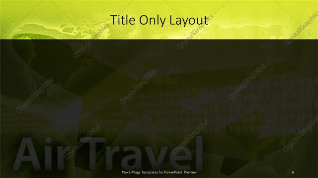 Title Only presentation slide layout