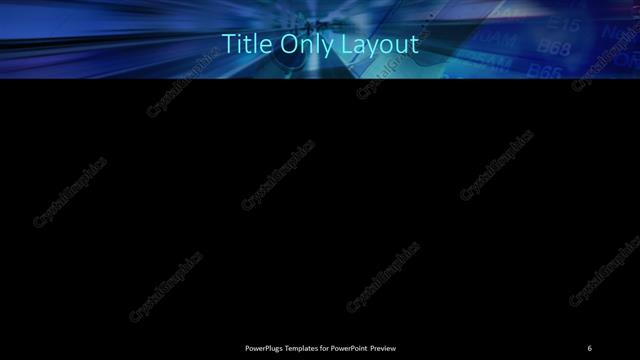Title Only presentation slide layout