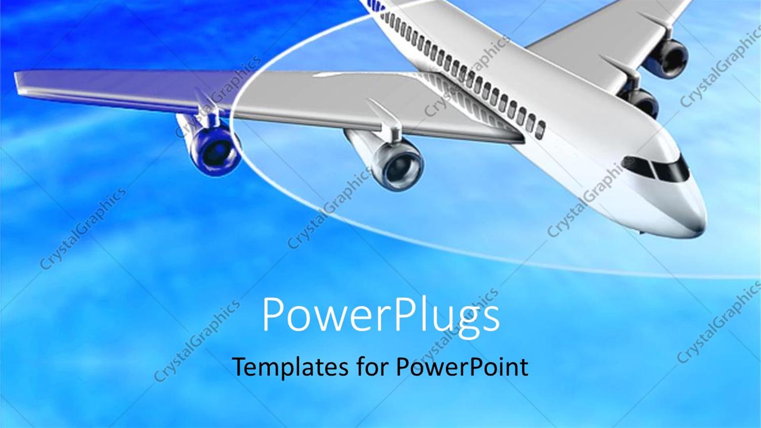 Featuring an Airplane Flying in the Air