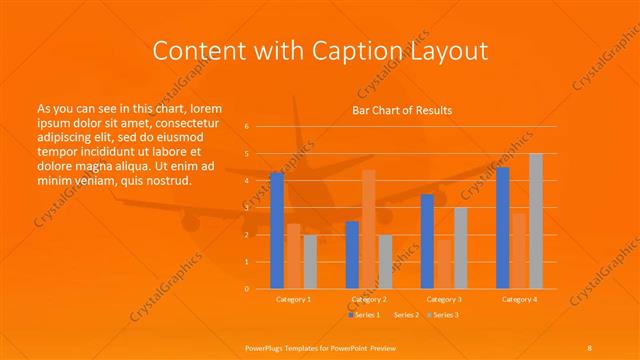 Content with Caption presentation slide layout