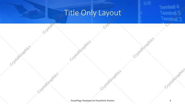 Title Only presentation slide layout