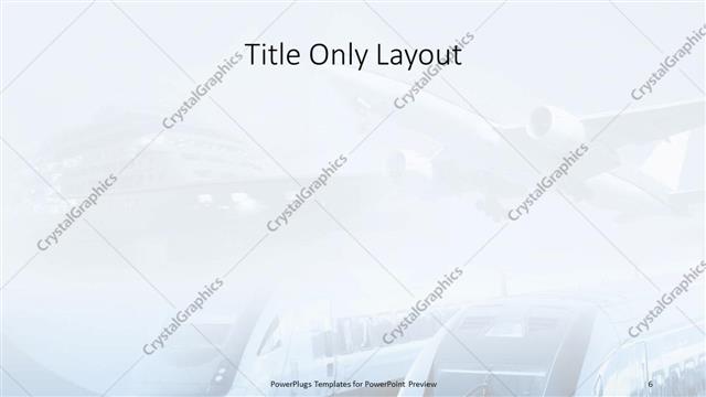 Title Only presentation slide layout