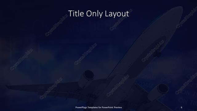 Title Only presentation slide layout