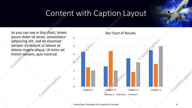 Content with Caption presentation slide layout