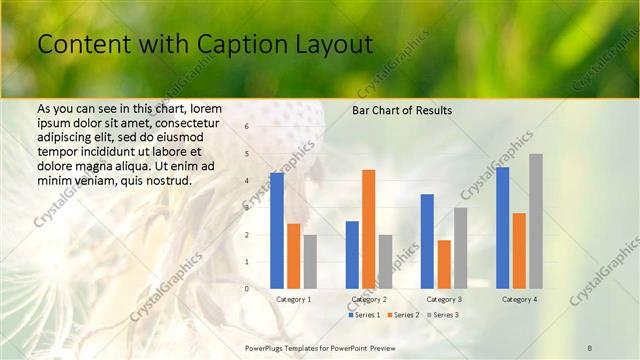 Content with Caption presentation slide layout
