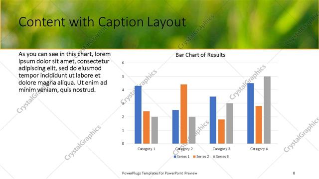 Content with Caption presentation slide layout