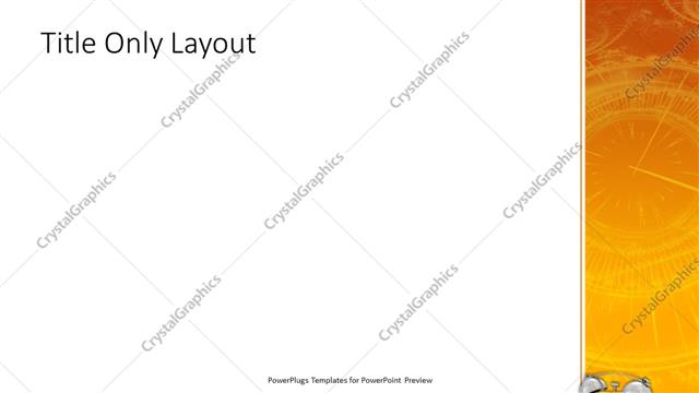 Title Only presentation slide layout