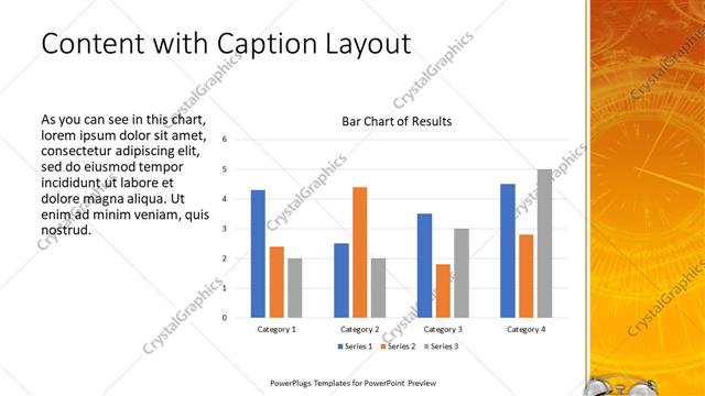 Content with Caption presentation slide layout