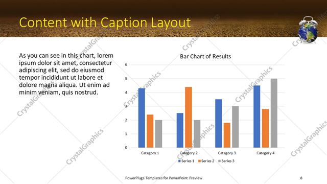 Content with Caption presentation slide layout