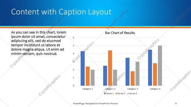 Content with Caption presentation slide layout