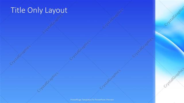 Title Only presentation slide layout