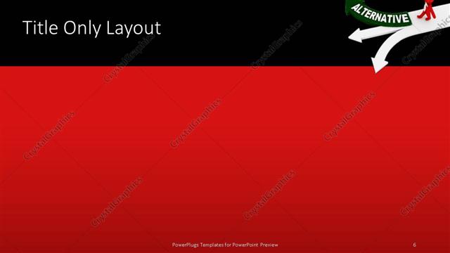 Title Only presentation slide layout