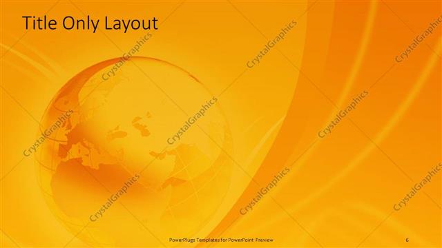 Title Only presentation slide layout