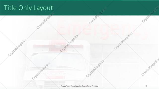 Title Only presentation slide layout