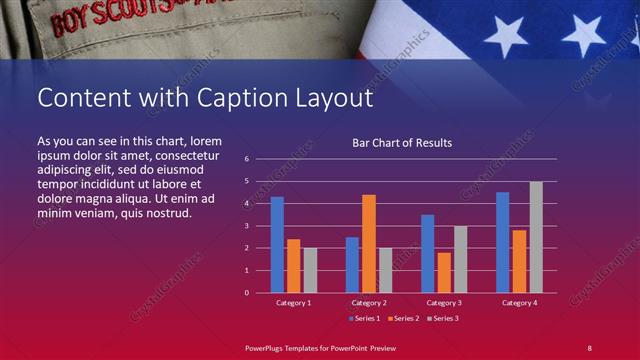 Content with Caption presentation slide layout