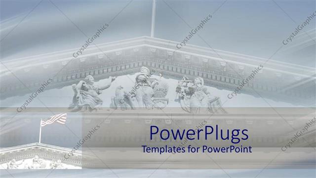  Presentation with america flag - American flag flying atop US Supreme Court building