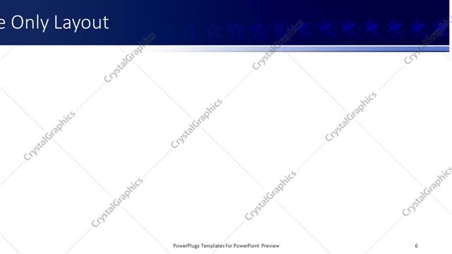 Title Only presentation slide layout