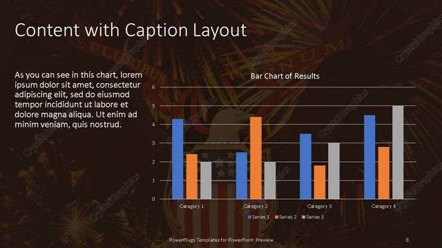 Content with Caption presentation slide layout