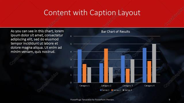 Content with Caption presentation slide layout