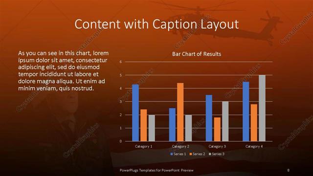Content with Caption presentation slide layout