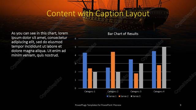 Content with Caption presentation slide layout
