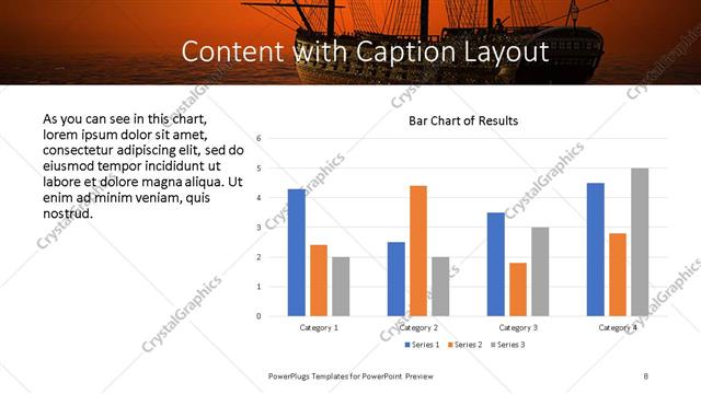 Content with Caption presentation slide layout