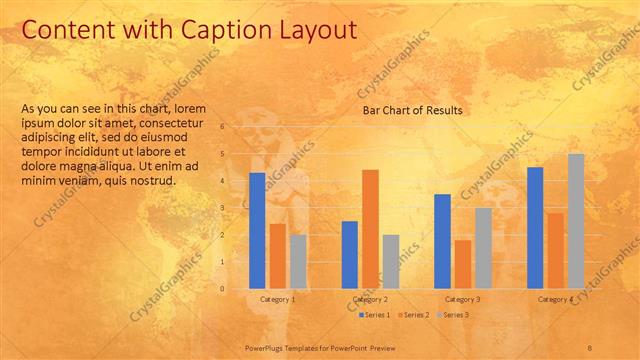 Content with Caption presentation slide layout