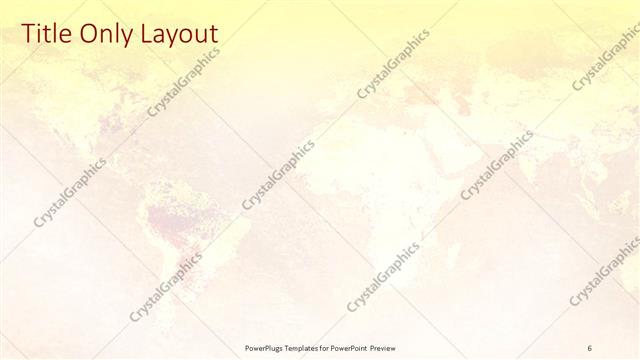 Title Only presentation slide layout