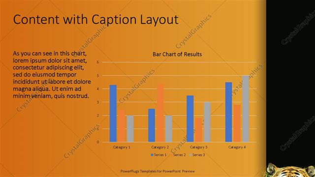 Content with Caption presentation slide layout