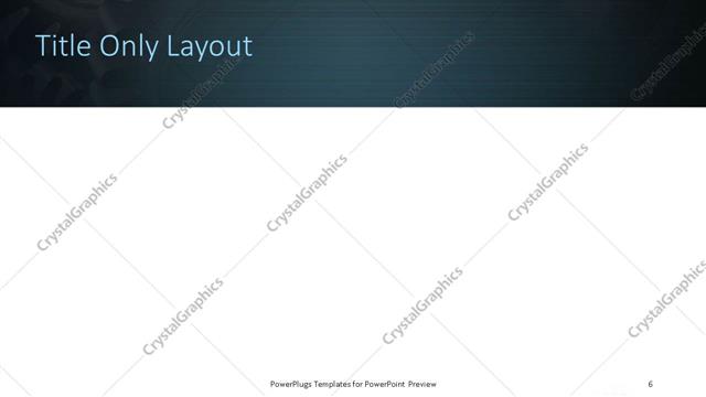 Title Only presentation slide layout