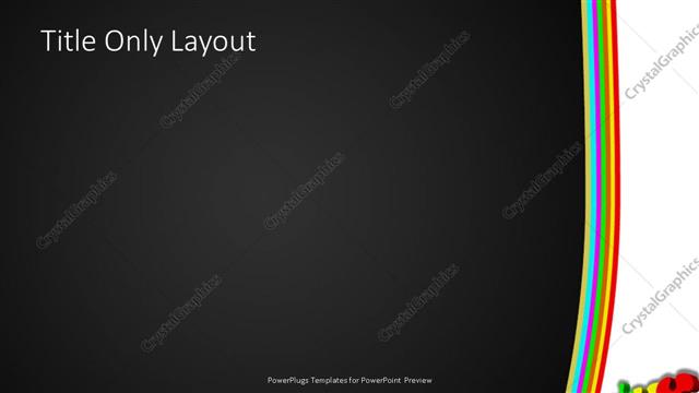 Title Only presentation slide layout