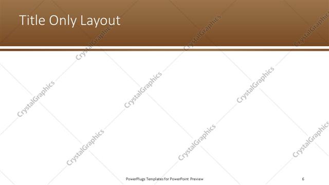 Title Only presentation slide layout