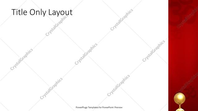 Title Only presentation slide layout