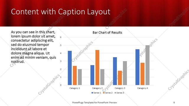 Content with Caption presentation slide layout