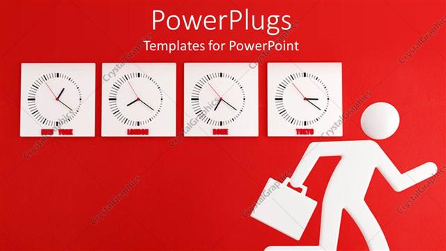  Presentation with case - Animated depiction of a human holding a brief case