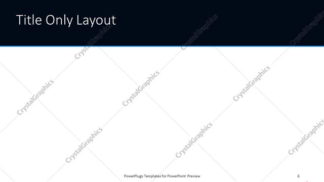 Title Only presentation slide layout